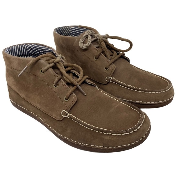 UGG Brown Suede Chukka Boots with Moccasin Stitching main image 10